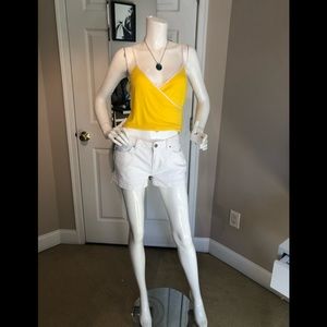 Garage tank top in bright yellow